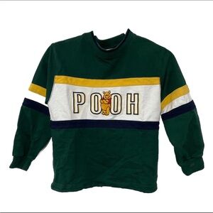 Disney Vintage Winnie The Pooh Little Kids Varsity Pullover Size 7/8